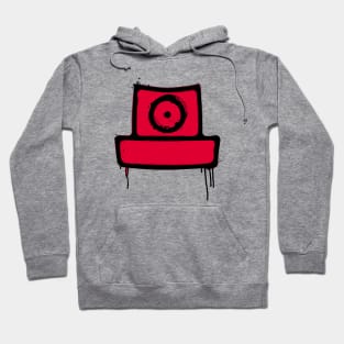 spray can red Hoodie